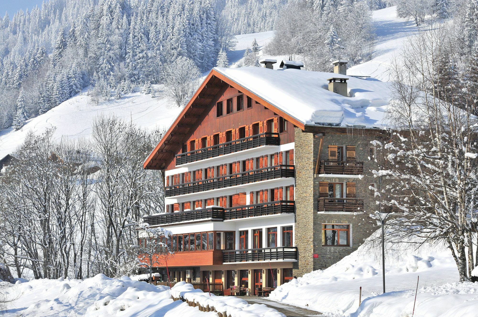 Hotel Vacances Bleues Les Chalets Du Prariand Megève Exteriér fotografie